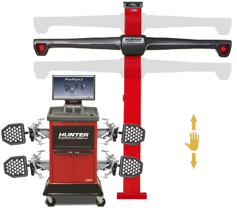 hunter pa260/22l-221ml2e Стенд развал-схождения