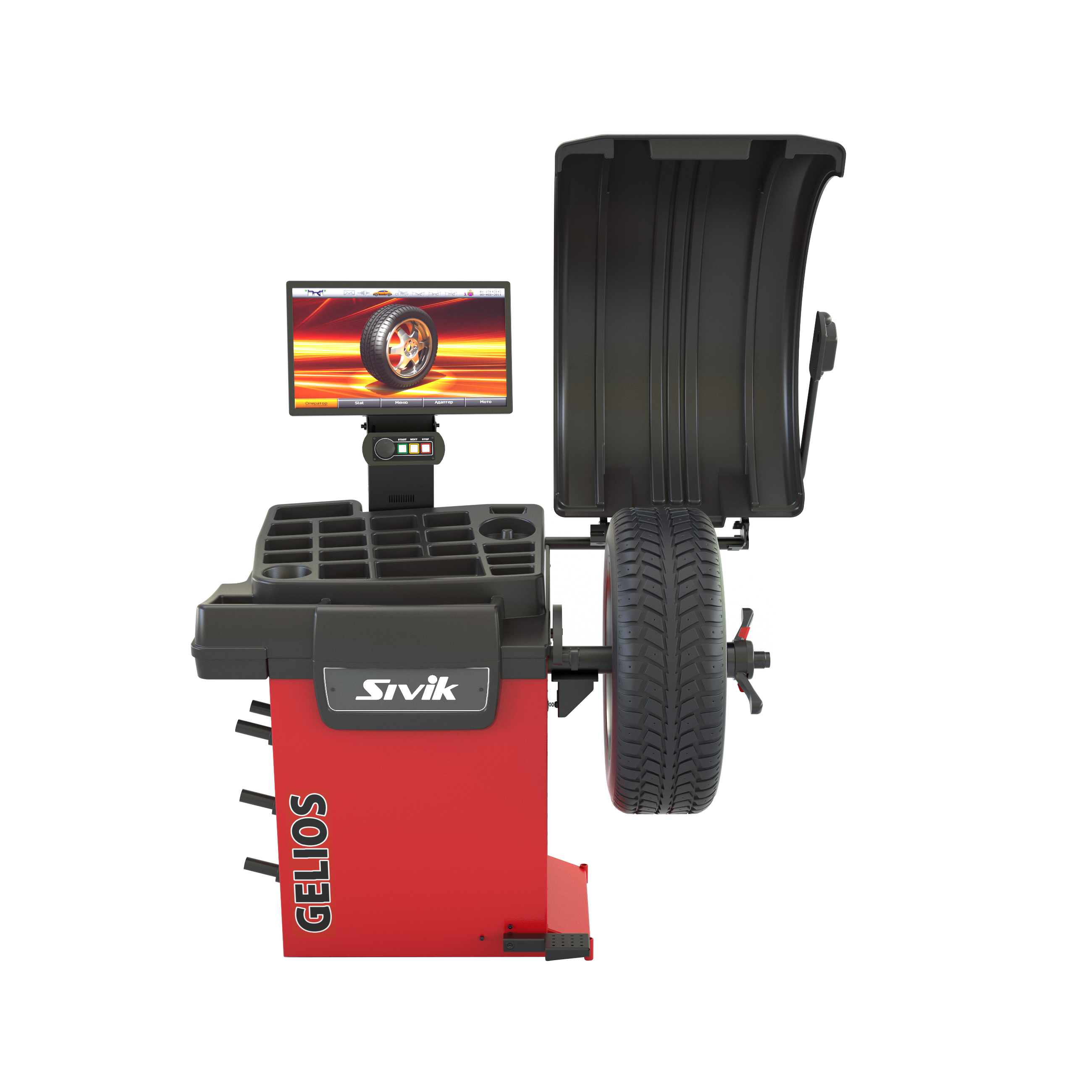 sivik gelios балансировочный станок (красный)