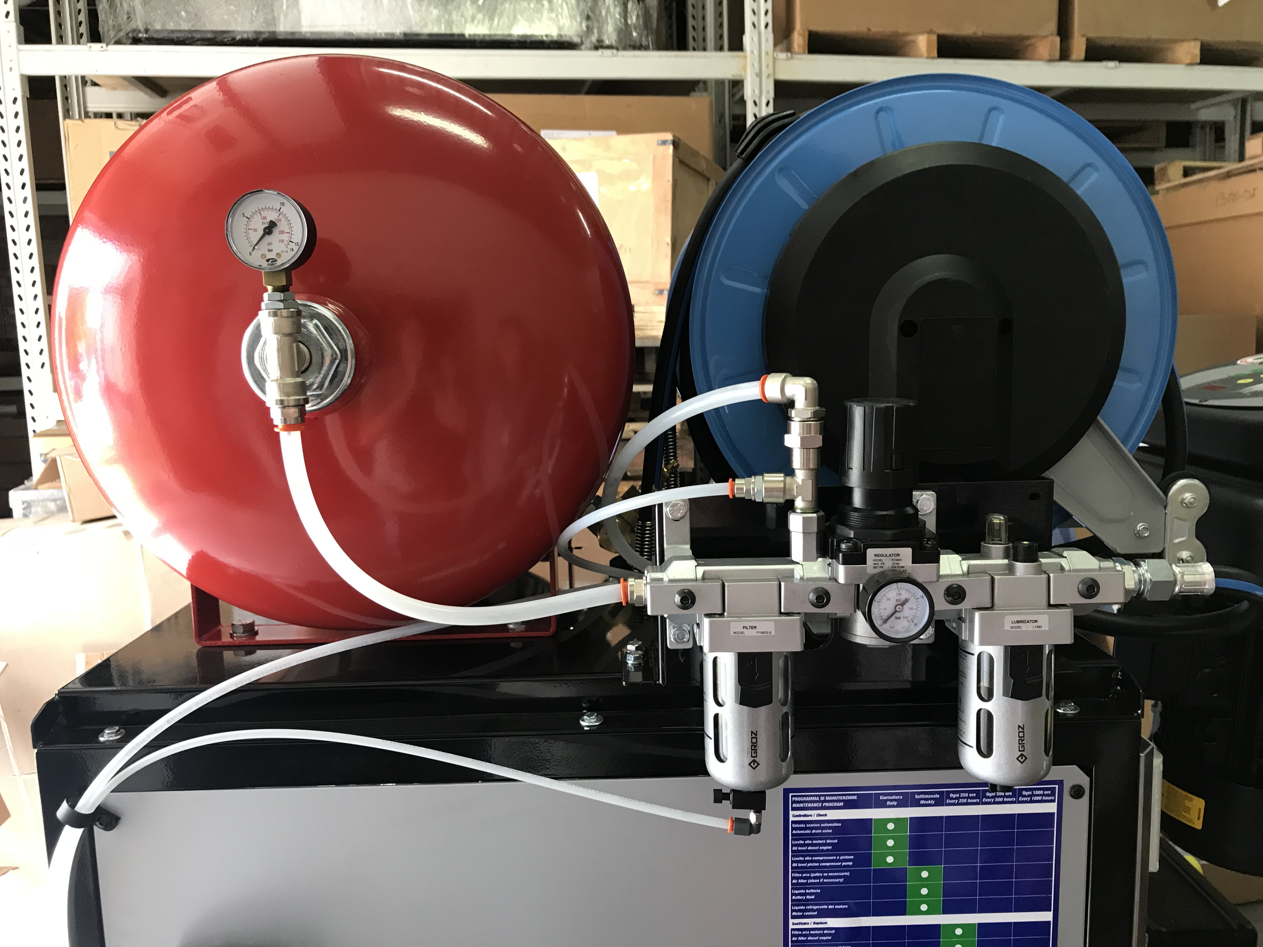 Блок генераторный +компрессор M&B 500943