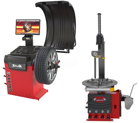 Комплект Шиномонтажный станок m&b tc 722pg и Балансировочный станок sivik galaxy+