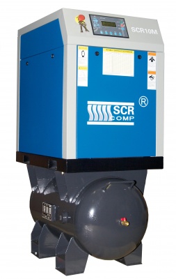 Компрессор винтовой с ресивером siver scr10m-10 (Тайвань)