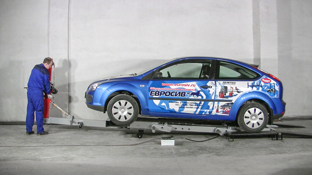 Установка автомобиля